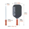16mm Thermoformed Carbon Fiber Control Pickleball Paddle