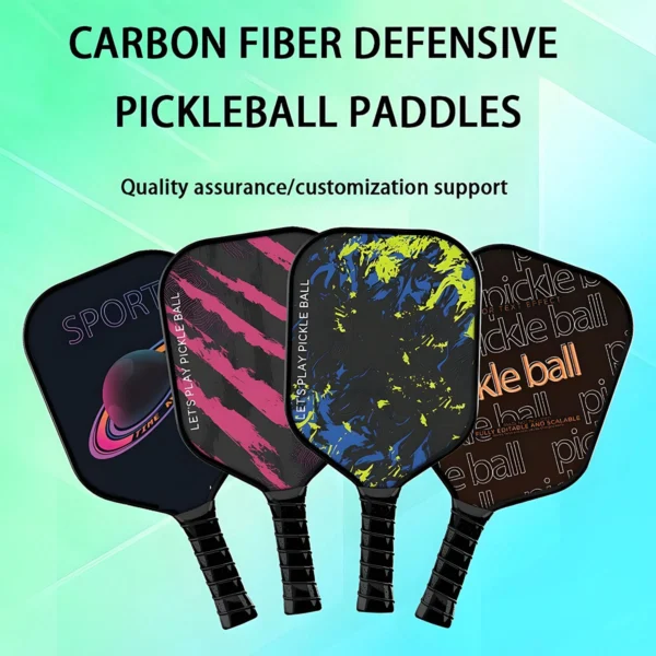 Custom Logo Carbon Fiber Pickleball Paddle for Brands, Clubs and Institutional Programs_VortexPaddle (4) Custom Logo Carbon Fiber Pickleball Paddle for Brands, Clubs and Institutional Programs