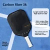 Kevlar Carbon Fiber Pickleball Paddle for OEM and Institutional Procurement_VortexPaddle (5) Kevlar Carbon Fiber Pickleball Paddle for OEM and Institutional Procurement