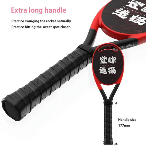 Long Handle Pickleball Paddle for Private Label and Institutional Programs VortexPaddle