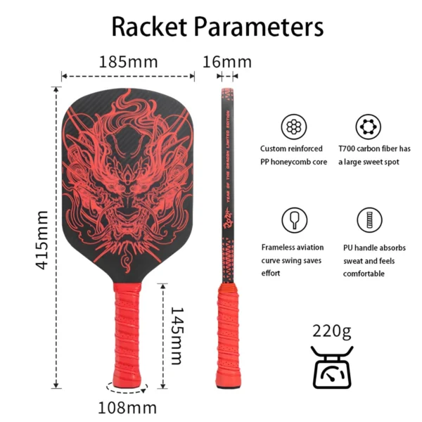 Thermoformed Carbon Fiber Pickleball Paddle for B2B & Institutional Supply_VortexPaddle (7) Thermoformed Carbon Fiber Pickleball Paddle for B2B & Institutional Supply