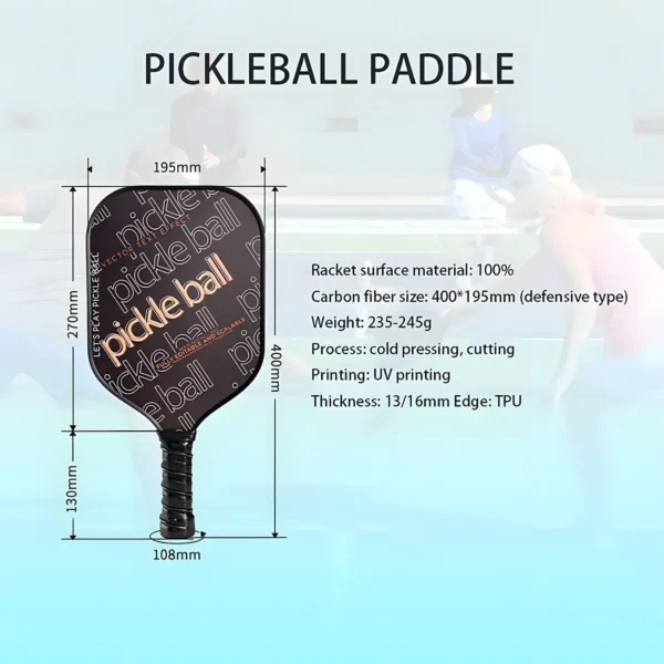 Wholesale Carbon Fiber Pickleball Paddle for B2B and Institutional Programs