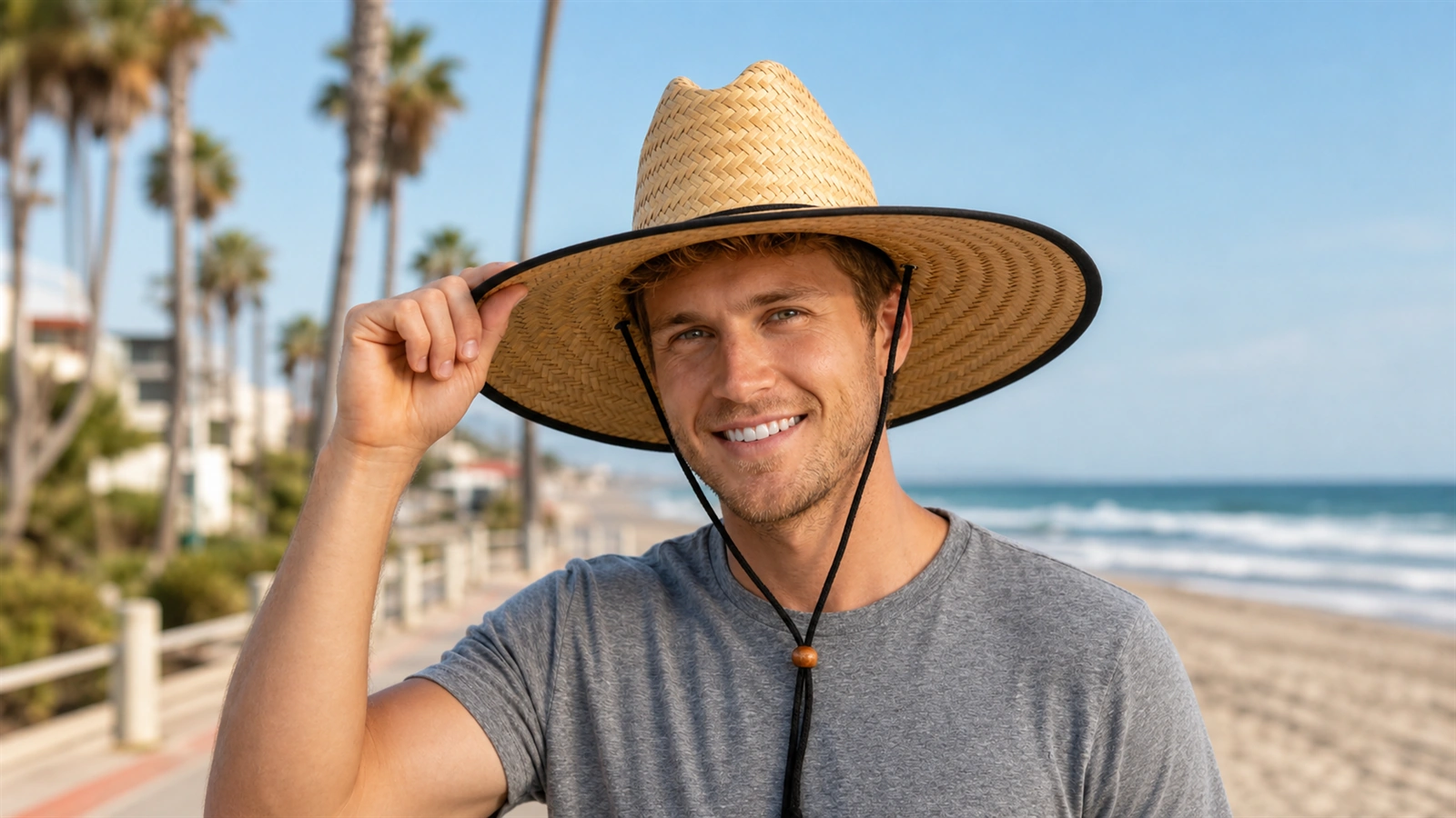 Classic Lifeguard Straw Hat Terra Hats