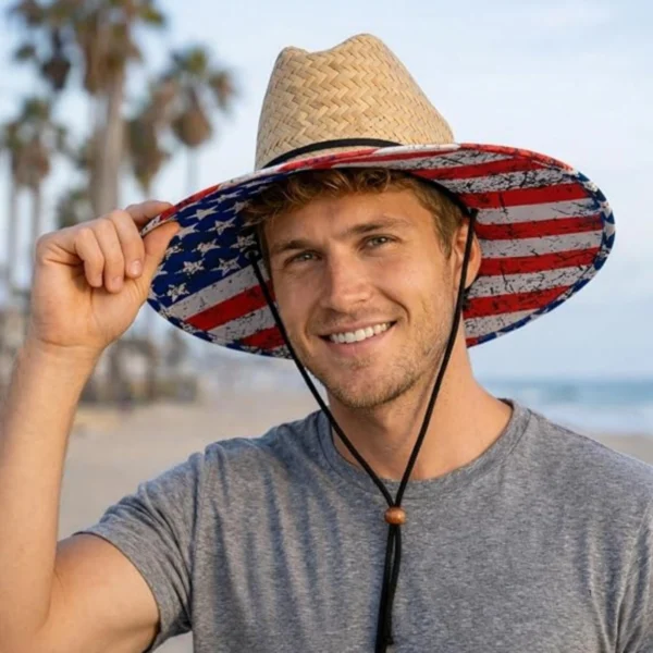 Classic_Rush_Lifeguard_Straw_Hat (3)_Terra_Hats Classic Rush Lifeguard Straw Hat
