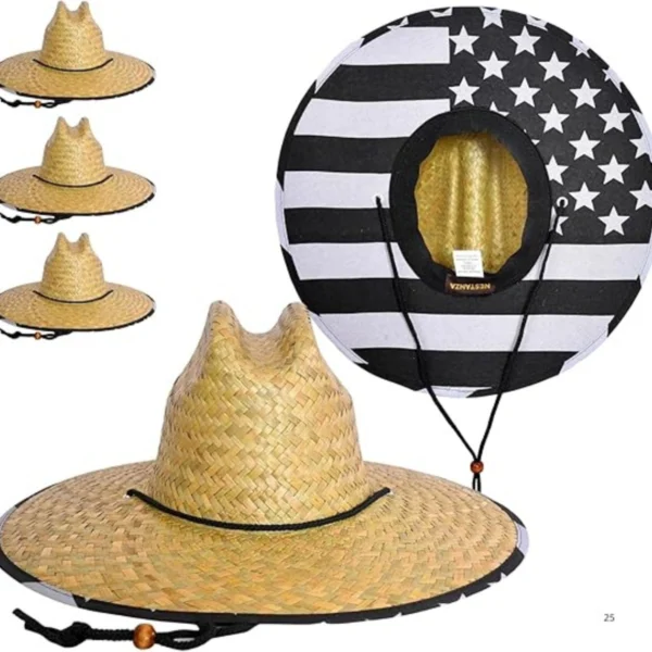 Classic_Rush_Lifeguard_Straw_Hat (4)_Terra_Hats Classic Rush Lifeguard Straw Hat