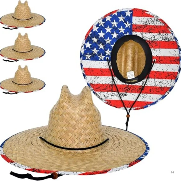 Classic_Rush_Lifeguard_Straw_Hat (5)_Terra_Hats Classic Rush Lifeguard Straw Hat