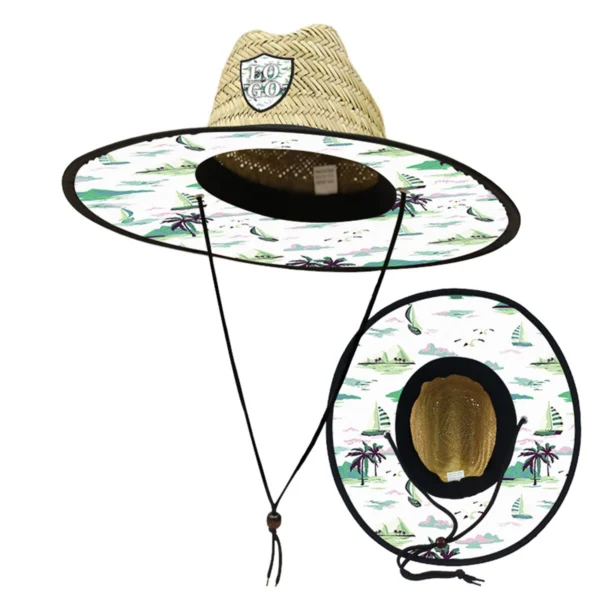 Dark_Weave_Leather_Patch_Lifeguard_Straw_Hat (1)_Terra_Hats Dark Weave Leather Patch Lifeguard Straw Hat