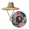 Embroidered Patch Team Lifeguard Straw Hat