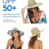 Embroidered Patch Team Lifeguard Straw Hat