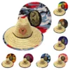 Embroidered Patch Team Lifeguard Straw Hat
