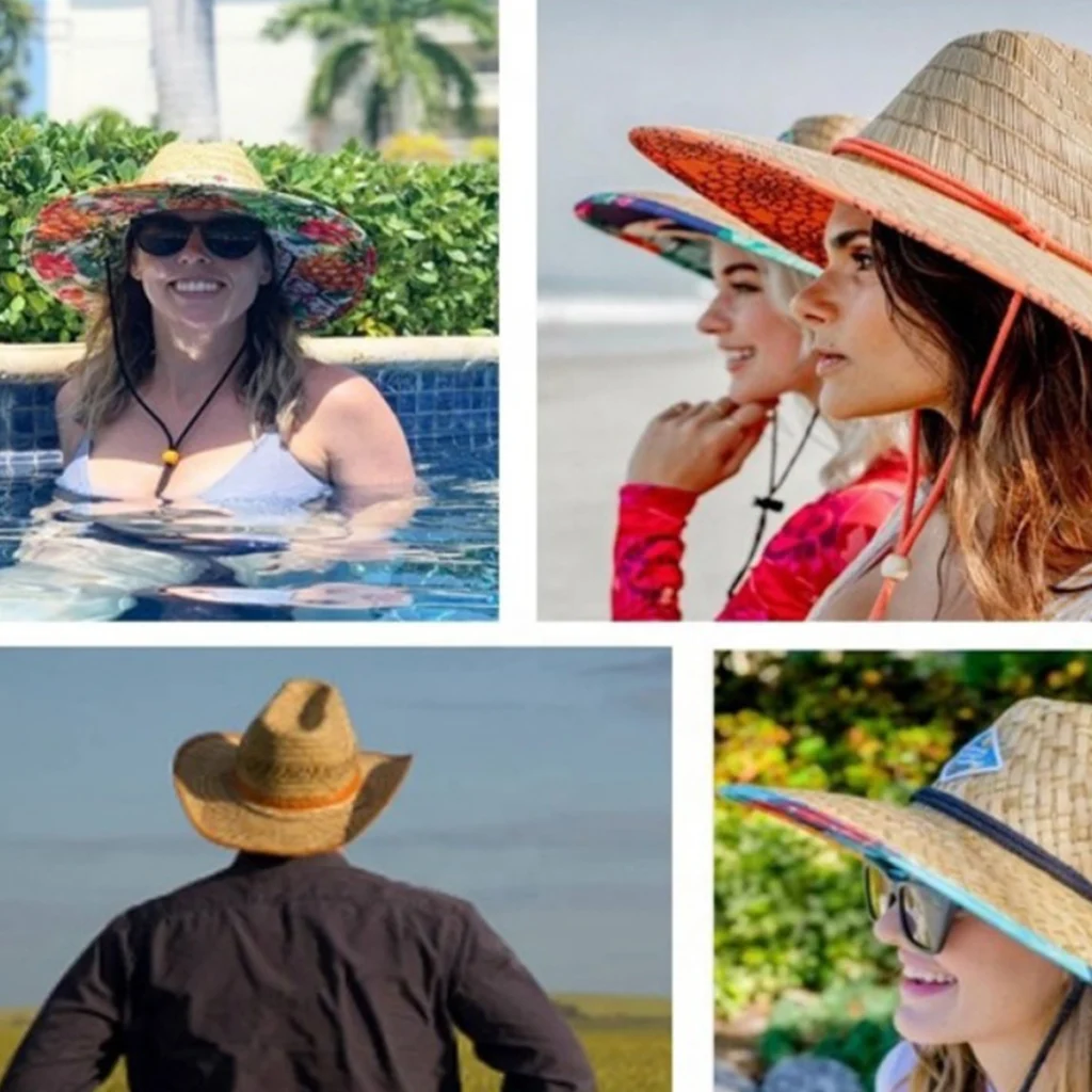 Functional Wide Brim Straw Sun Hat 1 Terra Hats