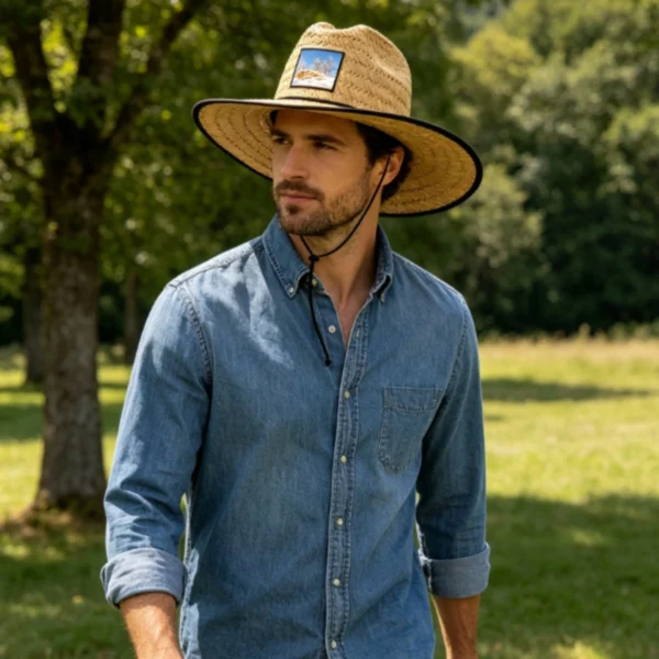 Hollow_Straw_Rubber_Patch_Surf_Lifeguard_Hat (1)_Terra_Hats Hollow Straw Rubber Patch Surf Lifeguard Hat