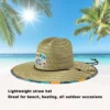 Hollow_Straw_Rubber_Patch_Surf_Lifeguard_Hat (5)_Terra_Hats Hollow Straw Rubber Patch Surf Lifeguard Hat