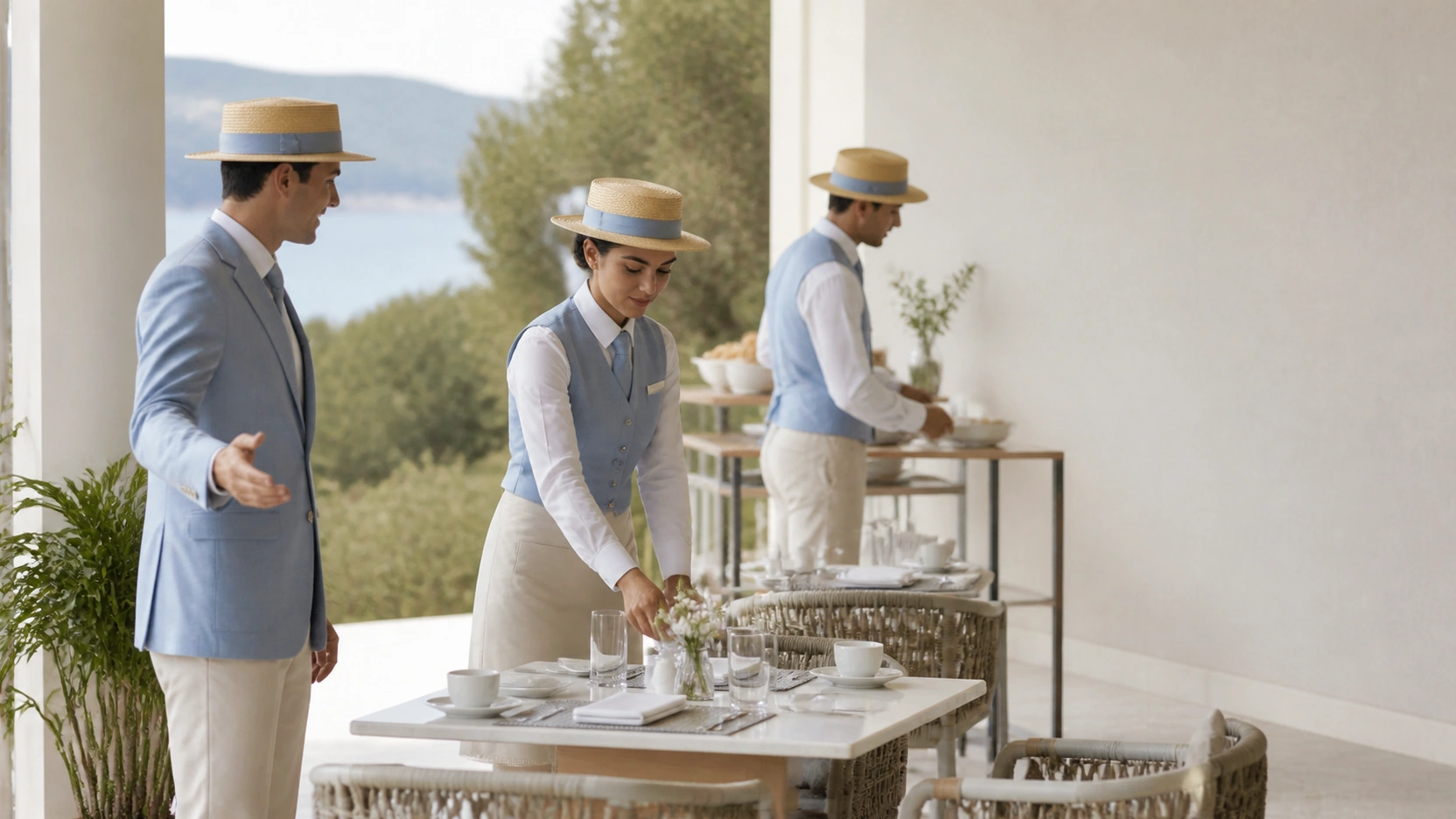 Hospitality Uniforms Terra Hats