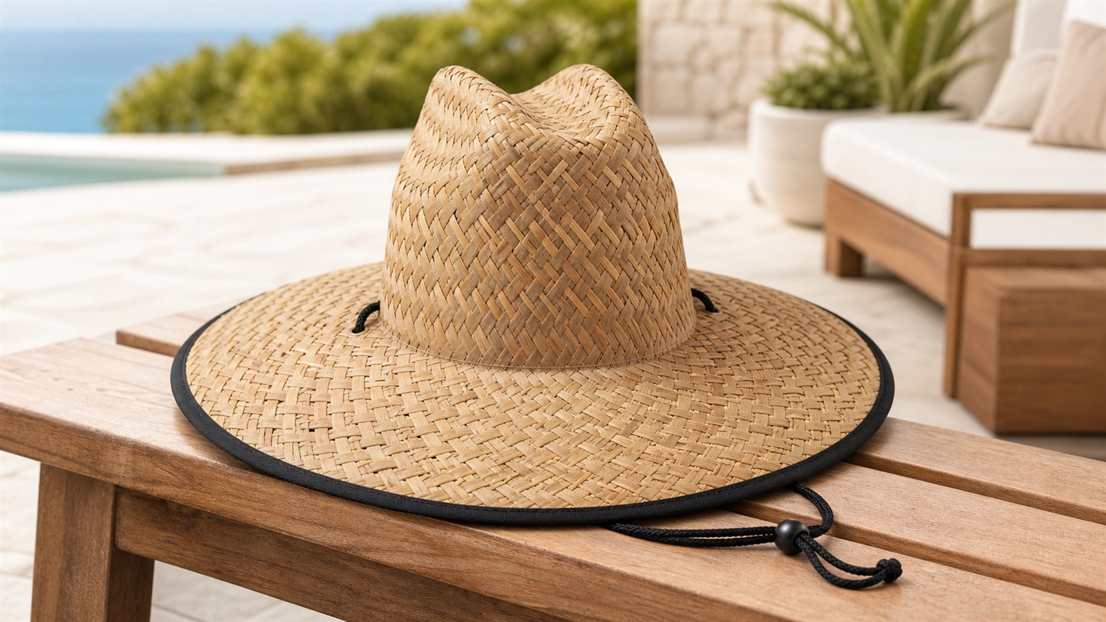 Mixed Weave Reinforced Brim Lifeguard Hat Terra Hats