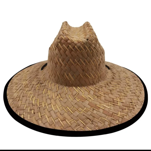 Mixed_Weave_Reinforced_Brim_Lifeguard_Hat (2)_Terra_Hats Mixed Weave Structured Brim Lifeguard Hat