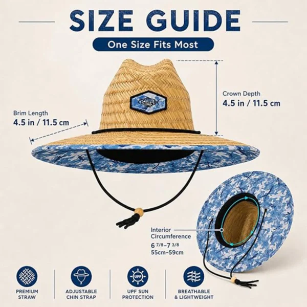 Professional Wide BrimLifeguard Sun Hat