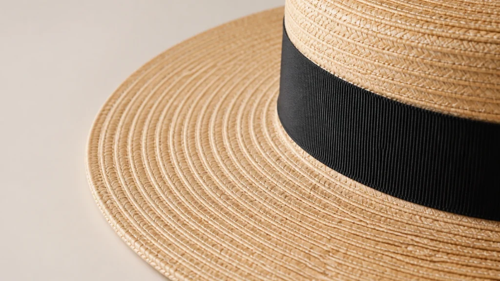 Sewn Paper Straw Appearance Terra Hats