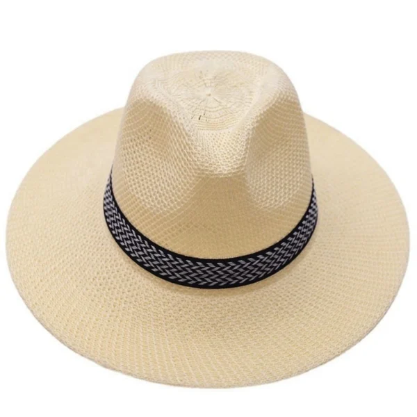 Straw_Fedora_Hat (5)_Terra_Hats Straw Fedora Hat