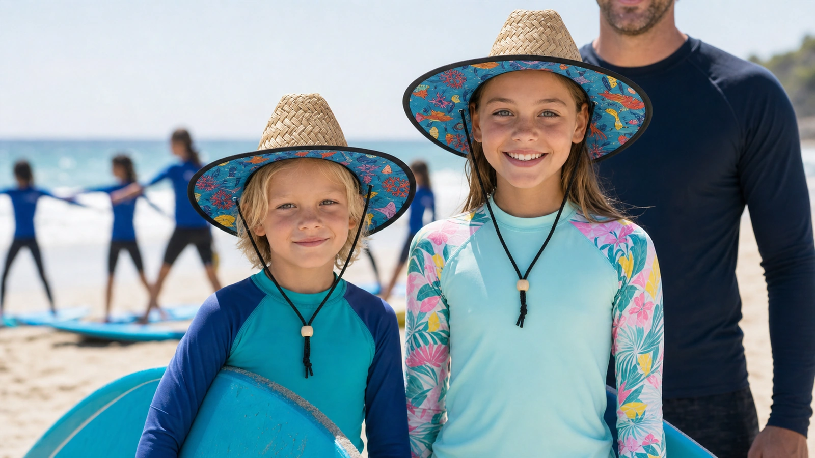 Youth Size Lifeguard Straw Hat Terra Hats