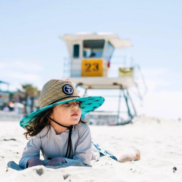 Youth Size Lifeguard Straw Hat