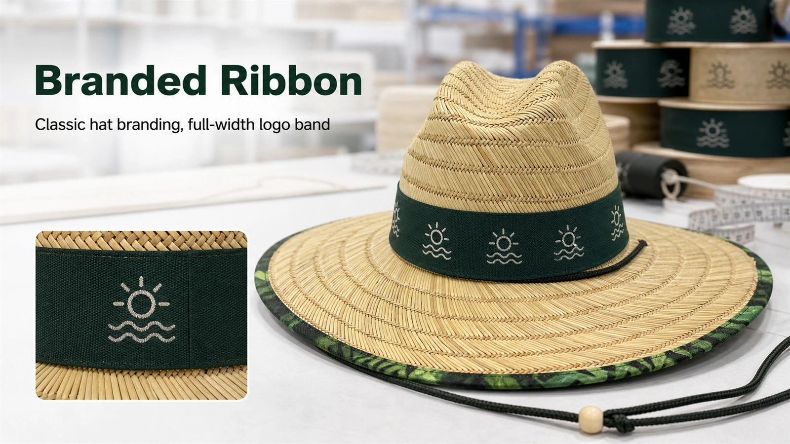 branded ribbon Terra Hats