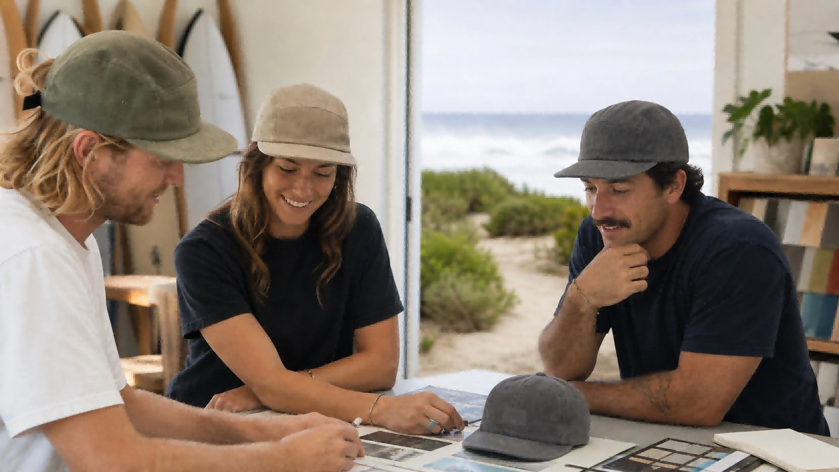 camp hats scene