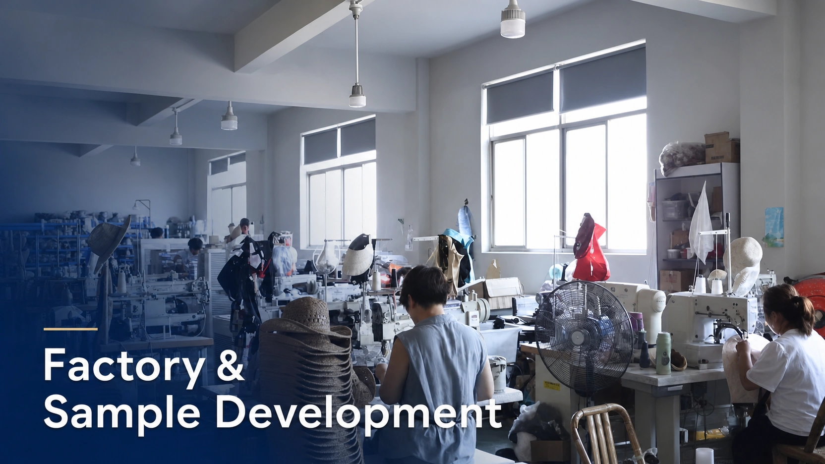 factory and sample development Terra Hats