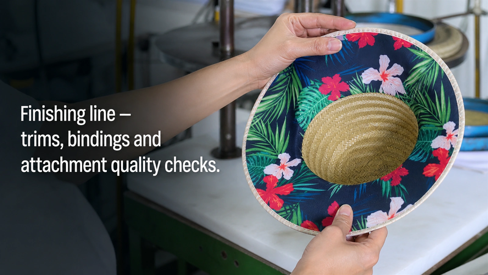 finishing line quality checks Terra Hats