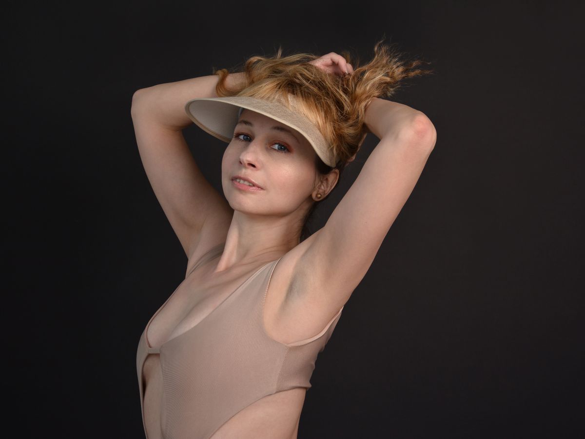 Straw Visor Hats styled for promotional and event use