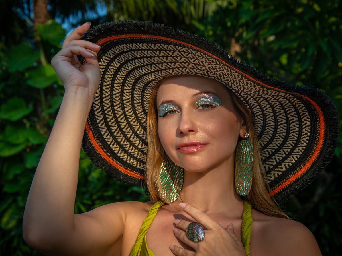 Lifeguard / Wide-Brim Straw Hats styled for promotional and event use