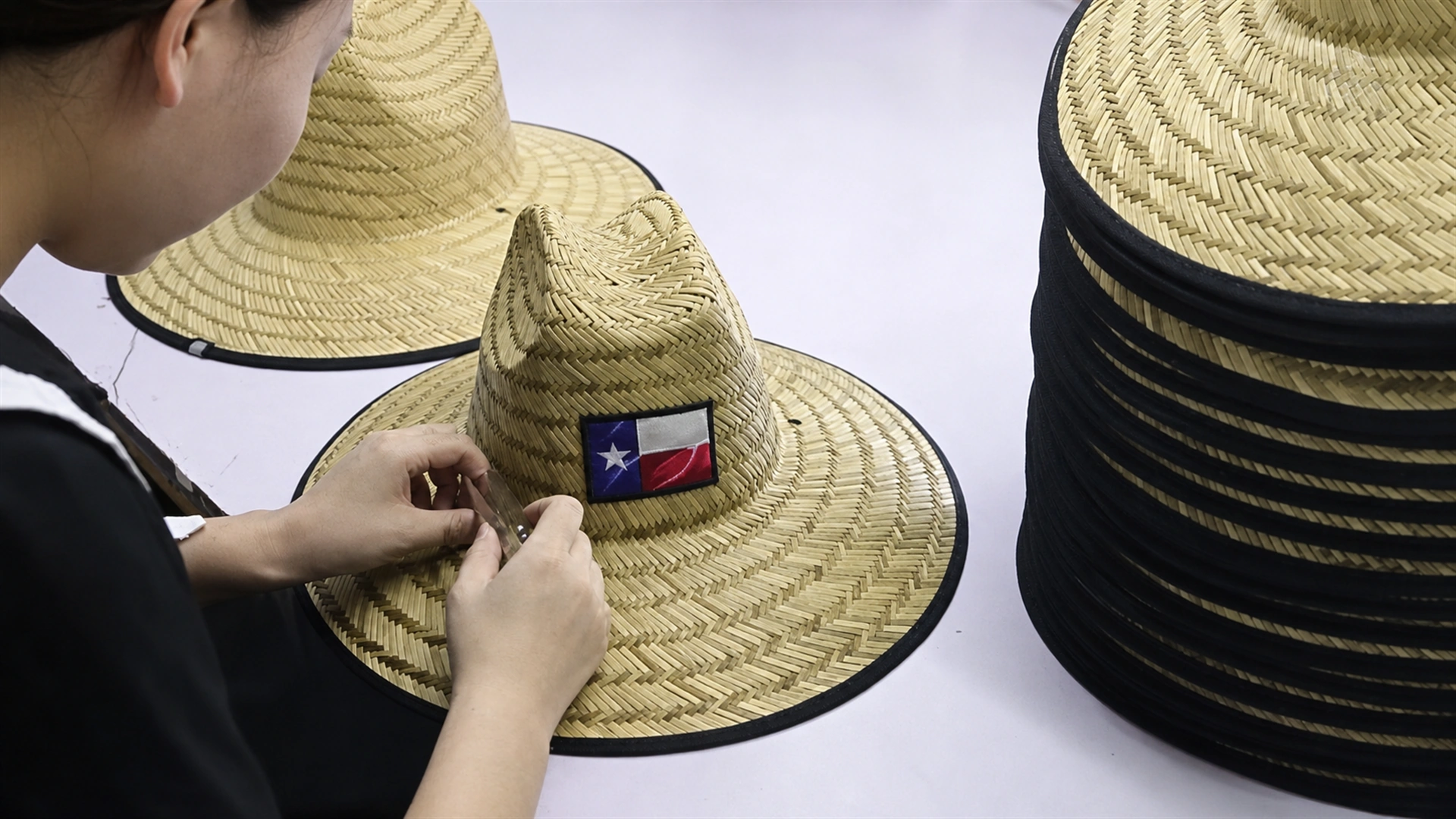 production floor brim crown component construction Terra Hats