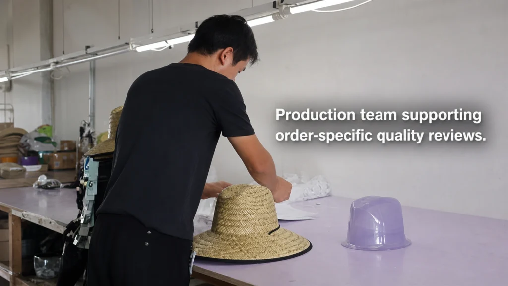 production team quality reviews Terra Hats