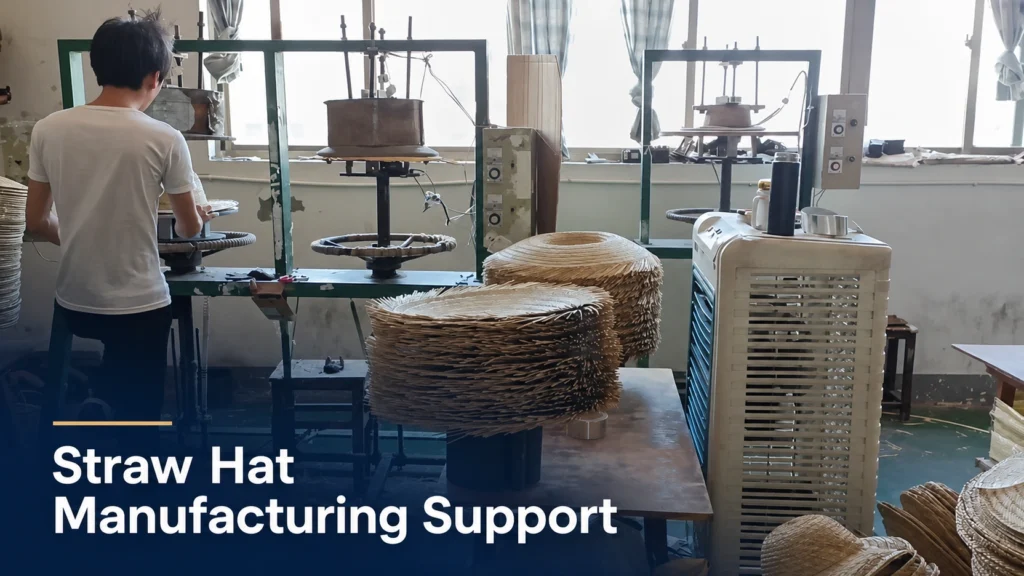 straw hat manufacturing support Terra Hats