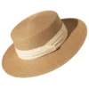 straw_boater_hat (5)_Terra_Hats Custom Straw Boater Hat for Events, Uniforms & Resort Retail