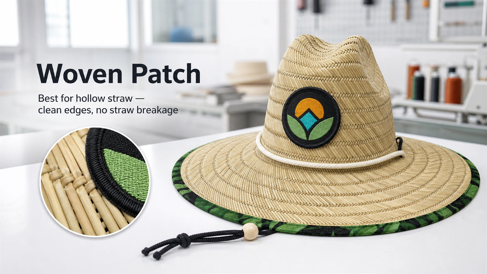 woven patch Terra Hats