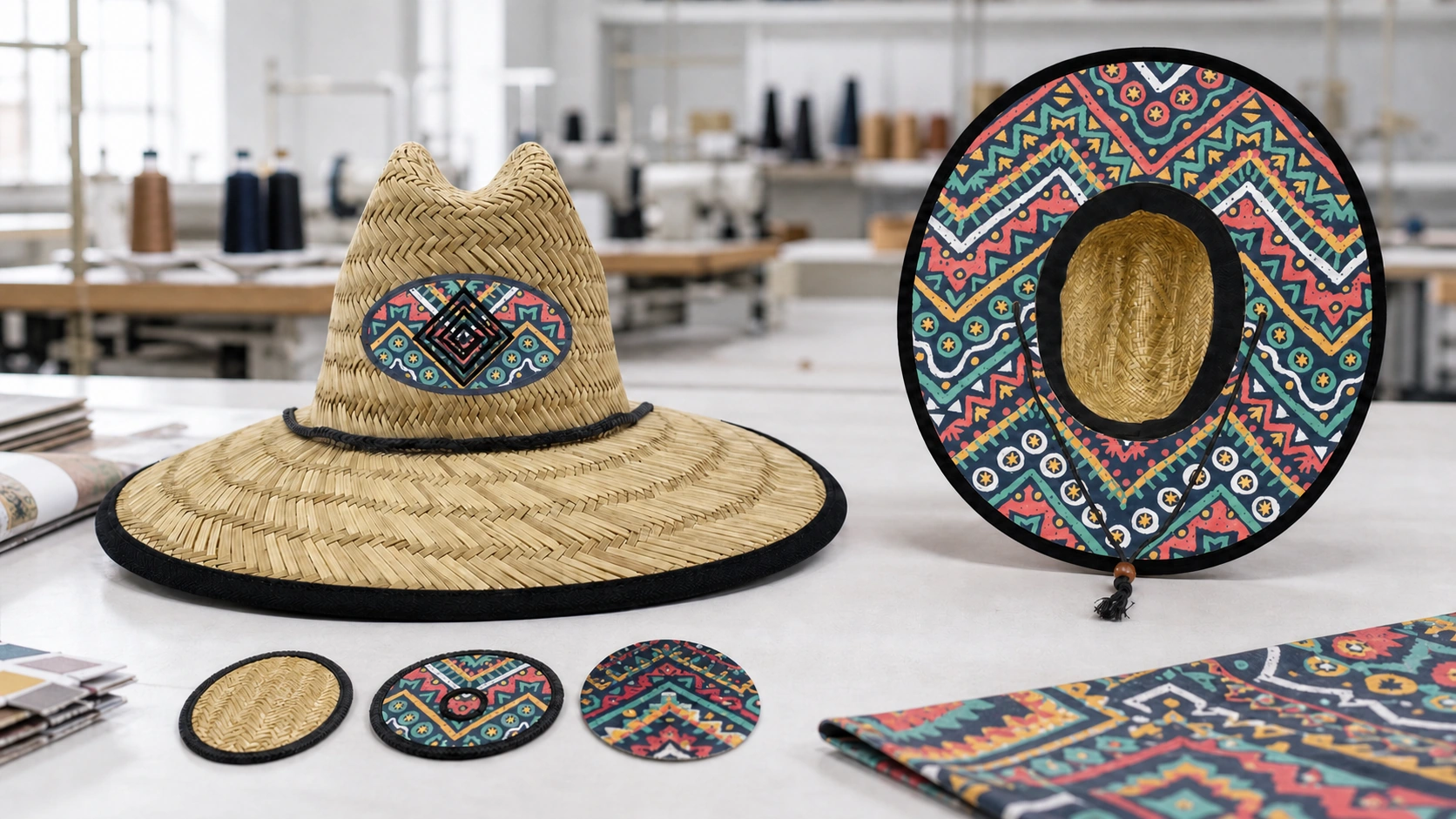 logo patch embroidery and print Terra Hats